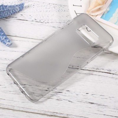 Samsung Galaxy S8+ (G955) cieta silikona (TPU) pelēks apvalks / Vacins.lv