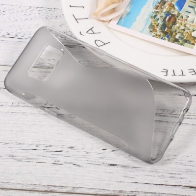 Samsung Galaxy S8+ (G955) silikoninis TPU pilkas dėklas - nugarėlė / Priedai.lt
