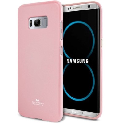 Samsung Galaxy S8+ (G955) Mercury šviesiai rožinis kieto silikono tpu dėklas - nugarėlė / Priedai.lt
