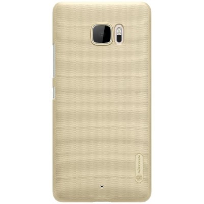 HTC U Ultra (Ocean Note) Nillkin Frosted Shield zelta plastmasas apvalks + ekrāna aizsargplēve / Vacins.lv