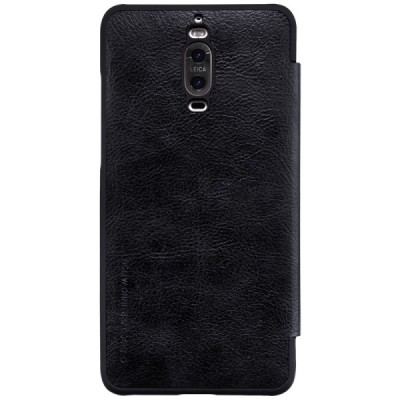 Greznais „Nillkin“ Qin sērijas ādas atvērams melns Huawei Mate 9 Pro maciņš / Vacins.lv