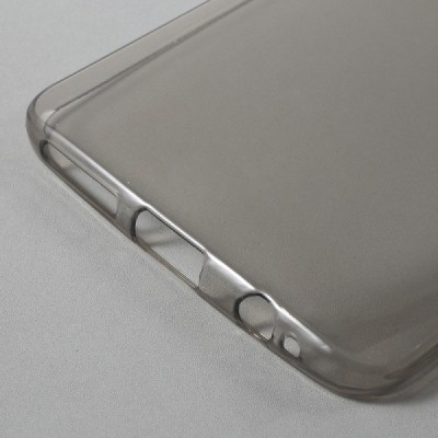 Huawei Mate 9 Pro (Porsche Design) pilkas (permatomas) kieto silikono TPU ploniausias pasaulyje bespalvis dėklas / Priedai.lt