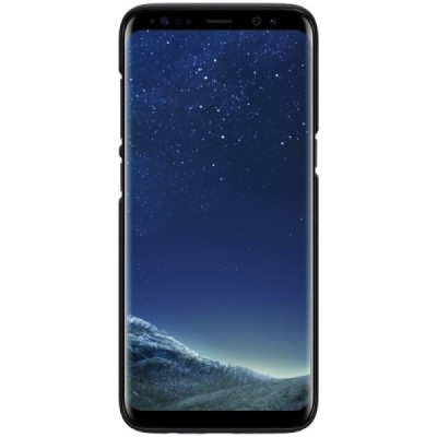 Samsung Galaxy S8 Plus (SM-G955) Nillkin Frosted Shield juodas plastikinis dėklas / Priedai.lt