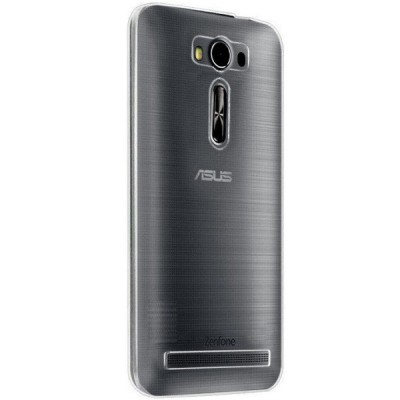 Asus Zenfone 2 Laser 6.0 (ZE600KL, ZE601KL) dzidrs (caurspīdīgs) cieta silikona TPU pasaulē planākais apvalks / Vacins.lv