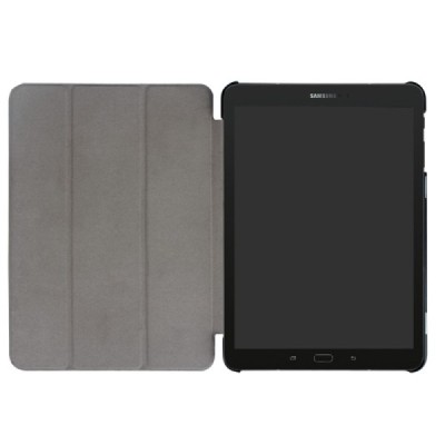 Samsung Galaxy Tab S3 9,7 (T820, T825) atvēramais melns maciņš / Vacins.lv