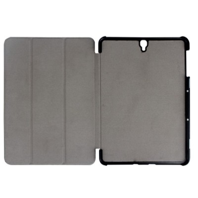 Samsung Galaxy Tab S3 9,7 (T820, T825) atvēramais melns maciņš / Vacins.lv