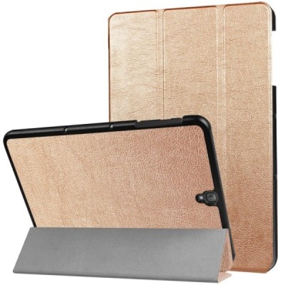 Samsung Galaxy Tab S3 9,7 (T820, T825) atvēramais zelta maciņš / Vacins.lv