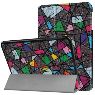 Samsung Galaxy Tab S3 9,7 (T820, T825) atvēramais krāsains, pelēks maciņš / Vacins.lv