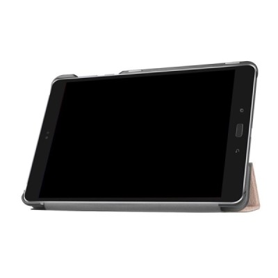 Asus ZenPad 3S 10 (Z500KL) atverčiamas auksinis odinis dėklas - knygutė / Priedai.lt