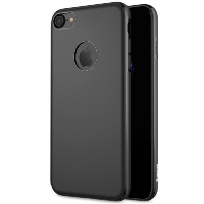 Apple iPhone 7 (iPhone 8) Baseus Mystery melns plastmasas apvalks / vacins.lv