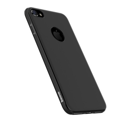 Apple iPhone 7 (iPhone 8) Baseus Mystery melns plastmasas apvalks / vacins.lv