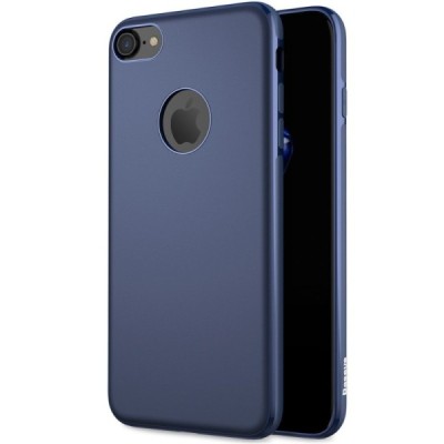Apple iPhone 7 (iPhone 8) Baseus Mystery tumši zils plastmasas apvalks / vacins.lv
