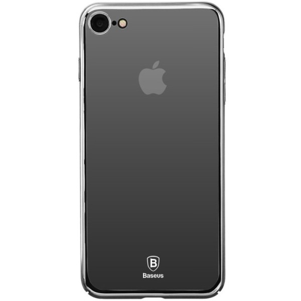 „Baseus“ Mirror Glass dėklas - juodas (iPhone 7 / 8 / SE 2020 / SE 2022)