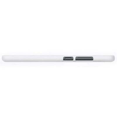 Huawei P10 Plus Nillkin Frosted Shield baltas plastikinis dėklas + apsauginė ekrano plėvelė / Priedai.lt
