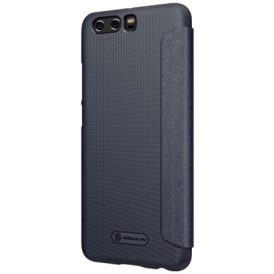 Huawei P10 Plus pilkas odinis atverčiamas Nillkin Sparkle dėklas - knygutė / Priedai.lt