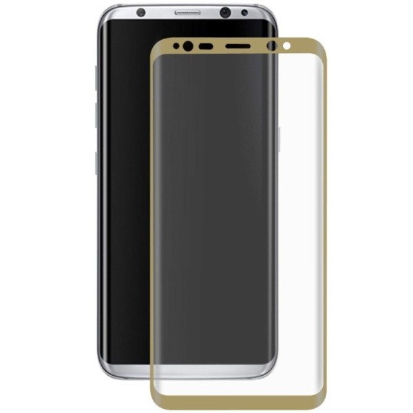 „Hat-Prince“ Tempered Glass ekrāna aizsargstikls 0.26 mm - zelta (Galaxy S8)
