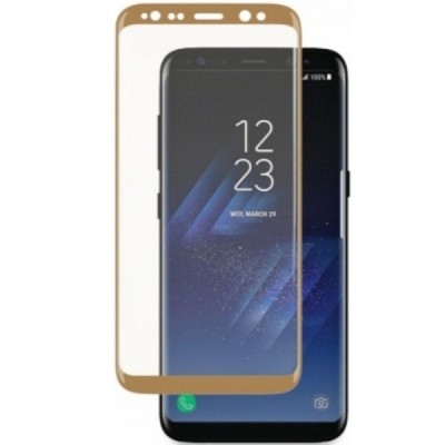 Samsung Galaxy S8 (G950) Hat-Prince Tempered Glass zelta ekrāna aizsargstikls / Vacins.lv