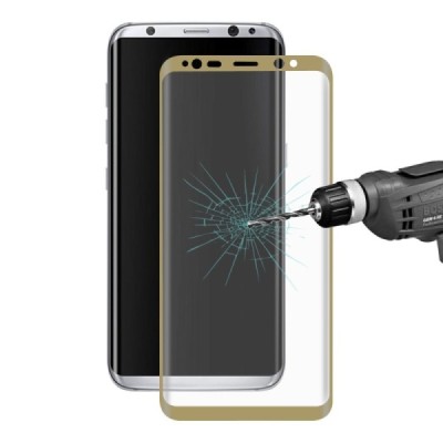 Samsung Galaxy S8 (G950) Hat-Prince Tempered Glass zelta ekrāna aizsargstikls / Vacins.lv