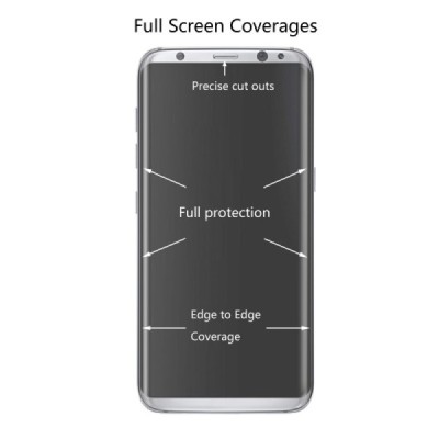 Samsung Galaxy S8 (G950) Hat-Prince Tempered Glass dzidrs ekrāna aizsargstikls / Vacins.lv