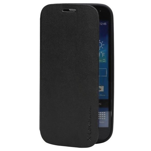 X-Level“ Slim Fit atverčiamas dėklas - juodas (Galaxy Note 3 Neo)