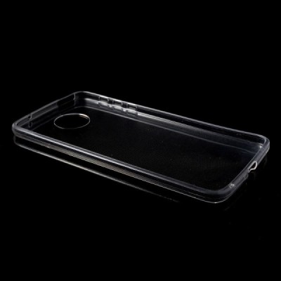 Motorola Moto Z (Moto Z Droid) dzidrs (caurspīdīgs) cieta silikona TPU pasaulē planākais apvalks / Vacins.lv