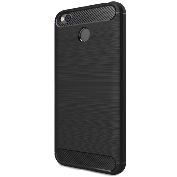 „Carbon“ kieto silikono (TPU) dėklas - juodas (Redmi 4X)