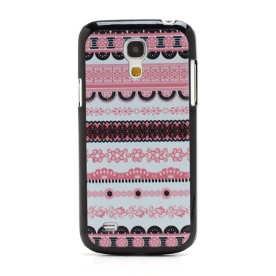 Rakstains rozs Samsung Galaxy S4 Mini plastmasas apvalks / vacins.lv