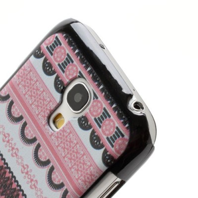 Rakstains rozs Samsung Galaxy S4 Mini plastmasas apvalks / vacins.lv