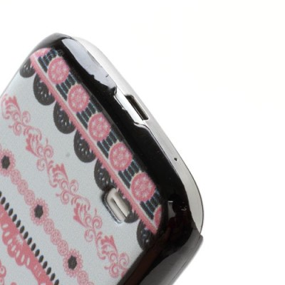 Rakstains rozs Samsung Galaxy S4 Mini plastmasas apvalks / vacins.lv