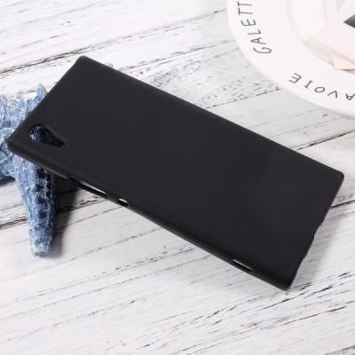 Sony Xperia XA1 kieto silikono TPU juodas dėklas - nugarėlė / Priedai.lt