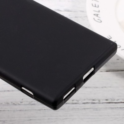 Sony Xperia XA1 kieto silikono TPU juodas dėklas - nugarėlė / Priedai.lt