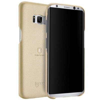 „Lenuo“ Soft Slim Samsung Galaxy S8 (G950) zelta ādas apvalks / Vacins.lv