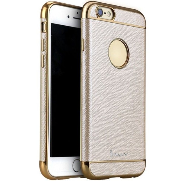 „IPAKY“ Luxury kieto silikono (TPU) dėklas - rausvai auksinis (iPhone 6 / 6s)