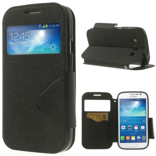 „Roar“ Diary atvēramais futrālis - melns (Galaxy Grand / Grand Neo)