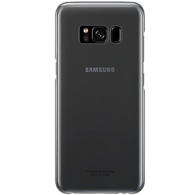 Samsung Galaxy S8 (G950) Clear Cover pelēks (dzidrs) cieta silikona TPU pasaulē planākais apvalks / Vacins.lv