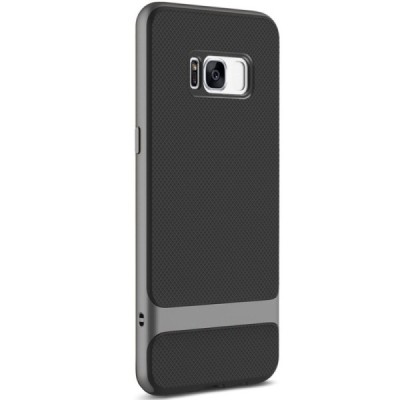 Samsung Galaxy S8 (G950) „Rock“ Royce pastiprinātas aizsardzības melns apmales pelekā krāsā apvalks / Vacins.lv