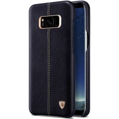 Samsung Galaxy S8 (G950) Plus „Nillkin“ Englon melns ādas apvalks / Vacins.lv