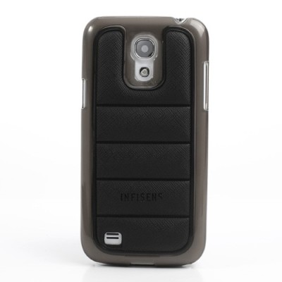 Stilīgs „Infisens“ Hybrid Bumper melns Samsung Galaxy S4 Mini apvalks / Vacins.lv