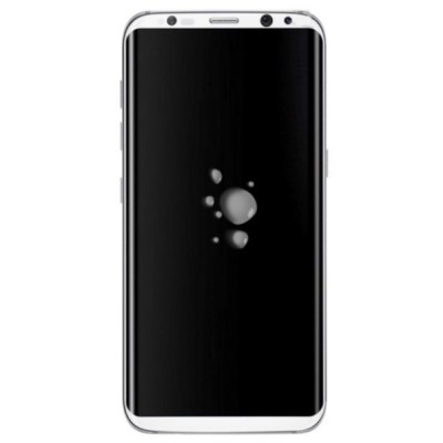 Samsung Galaxy S8+ (G955) Calans Tempered Glass balts ekrāna aizsargstikls / Vacins.lv