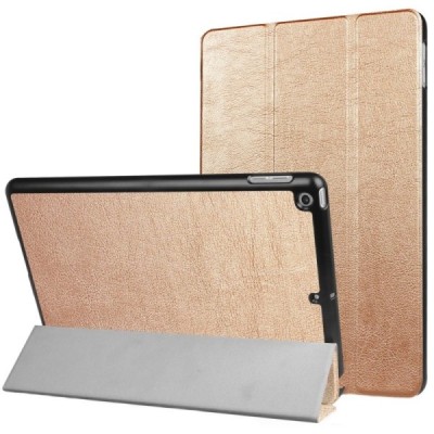 Apple iPad 9.7" 2017 (iPad 9.7" 2018) atvēramais zelta maciņš / Vacins.lv
