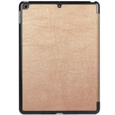 Apple iPad 9.7" 2017 (iPad 9.7" 2018) atvēramais zelta maciņš / Vacins.lv