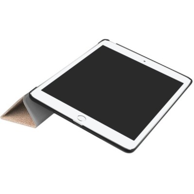 Apple iPad 9.7" 2017 (iPad 9.7" 2018) atvēramais zelta maciņš / Vacins.lv