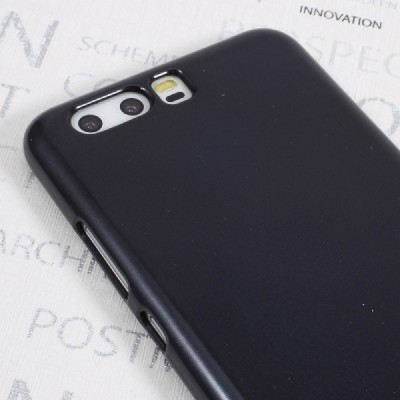 Huawei P10 Plus Mercury melns cieta silikona (TPU) apvalks / vacins.lv