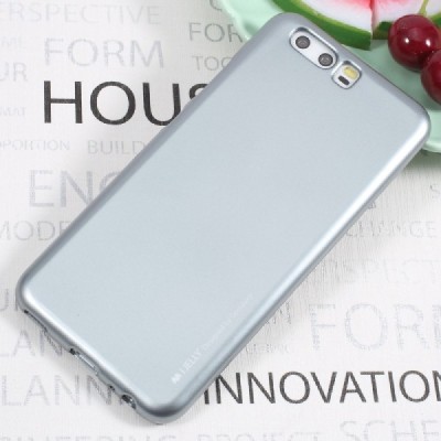 Huawei P10 Plus Mercury pelēks cieta silikona (TPU) apvalks / Vacins.lv