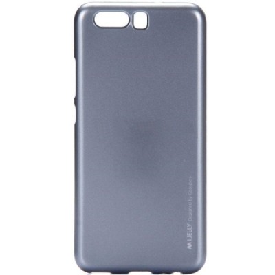 Huawei P10 Plus Mercury pelēks cieta silikona (TPU) apvalks / Vacins.lv
