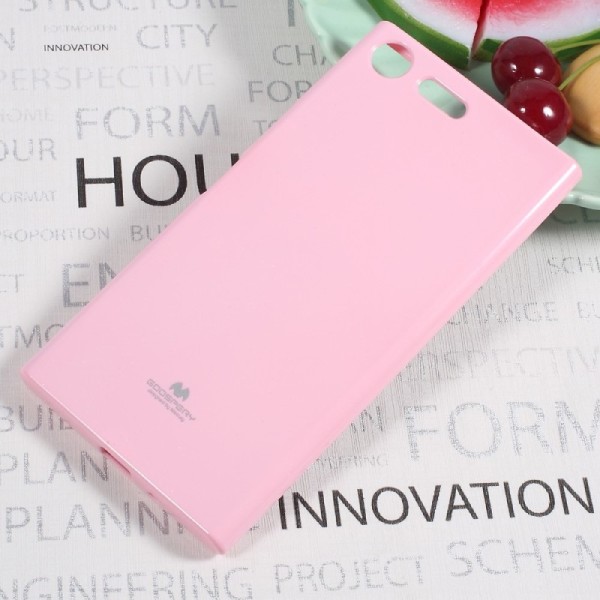 „Mercury“ dėklas - šviesiai rožinis (Xperia XZ Premium)