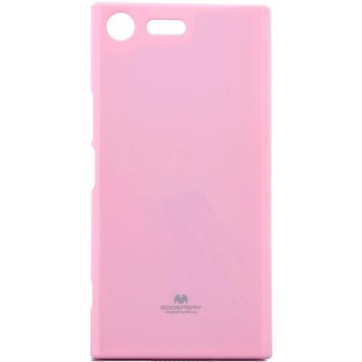Sony Xperia XZ Premium (XZ Premium Dual) šviesiai rožinis Mercury kieto silikono (TPU) dėklas - nugarėlė / Priedai.lt