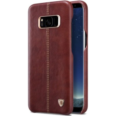 Samsung Galaxy S8 (G950) Plus „Nillkin“ Englon brūns ādas apvalks / Vacins.lv