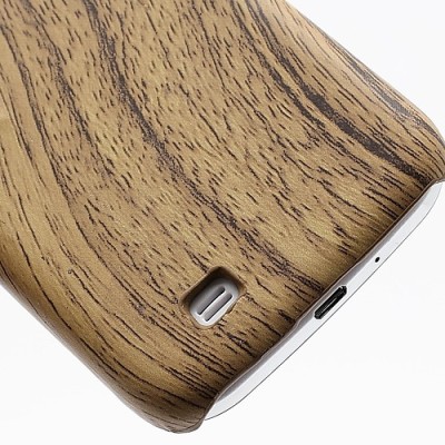 Samsung Galaxy S4 i9505 plastikinis šviesaus medžio dėklas (dėkliukas, nugarėlė) (Samsung Galaxy S IV i9505, i9500, i9502 dėklas