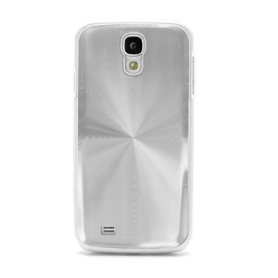 Samsung Galaxy S4 i9505 plastmasas cd stila sudrabs apvalks / vacins.lv